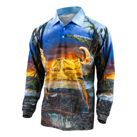 Samaki Mudcrab Long Sleeve Shirt - Adult
