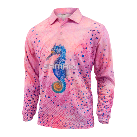 Samaki Kids Seahorse Long Sleeve Shirt