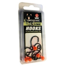 Wigstons Tassie Devil Hook - Single Inline 5PK