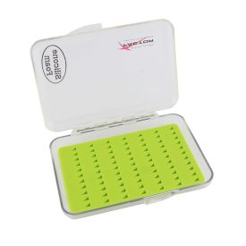 X-Factor Silicone Triangular Slit Foam Clear Fly Box