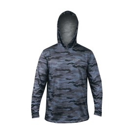 Xcel Mens ThreadX Hawaiian Hooded Long Sleeve Shirt