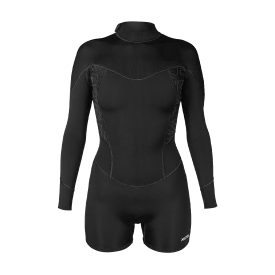 Xcel Womens Axis Back Zip Boy Short 2mm Long Sleeve Springsuit