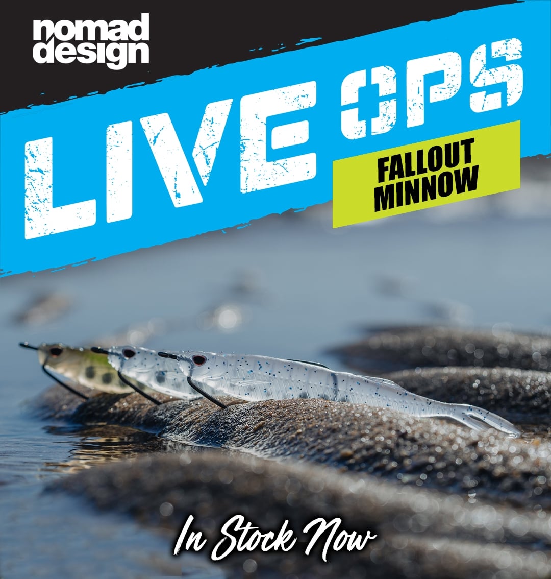 New - NOMAD DESIGN LIVE OPS FALLOUT MINNOW LURE