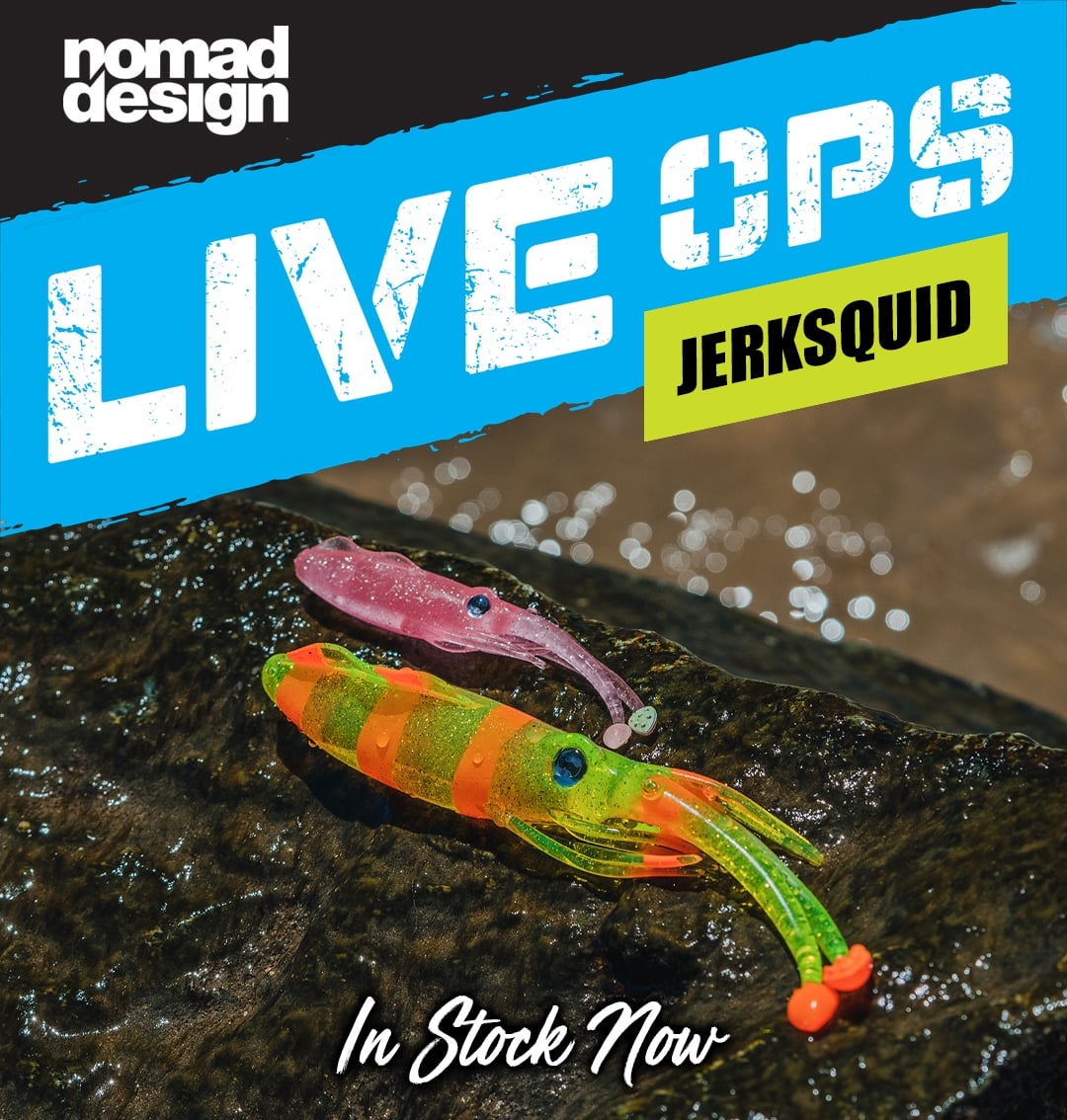 New - NOMAD DESIGN LIVE OPS JERKSQUID LURE