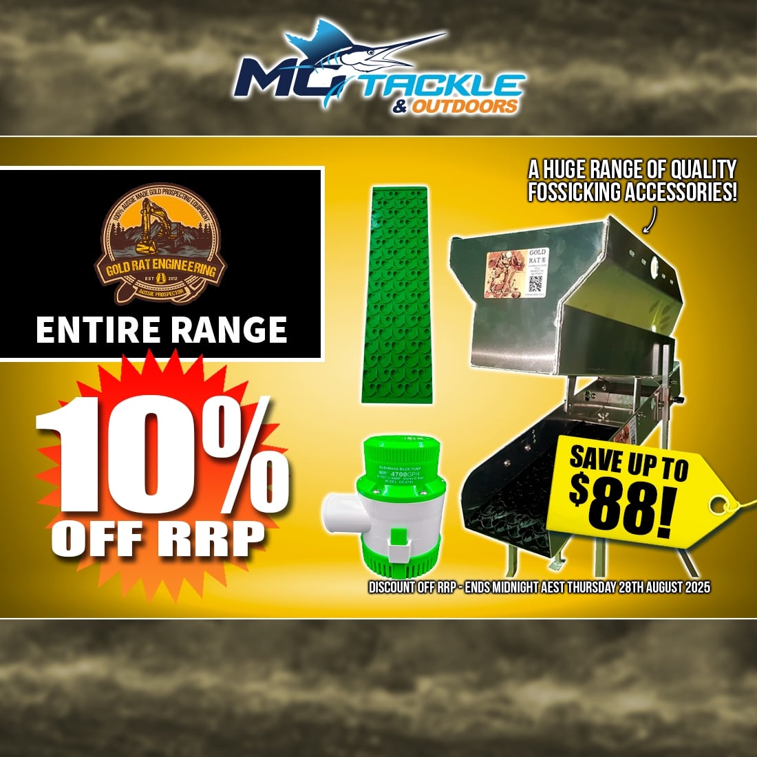 10% off Gold Rat