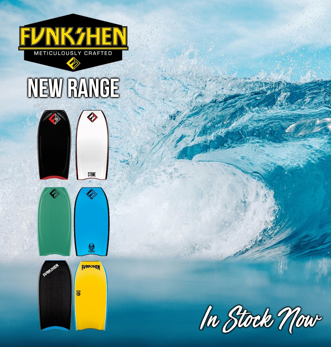 New - Funkshen Bodyboard Range