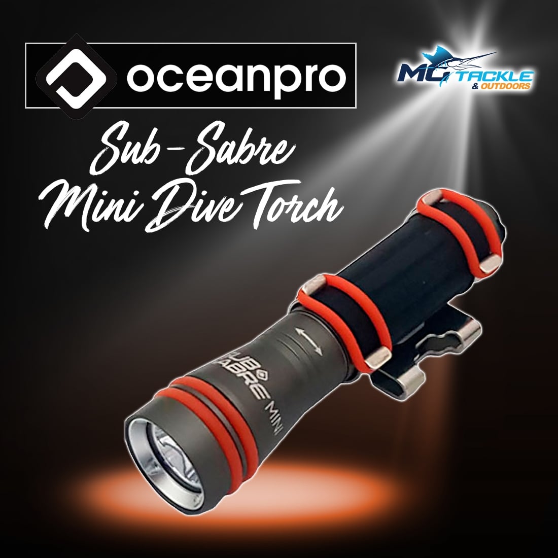 New - OCEANPRO SUB-SABRE MINI DIVE TORCH