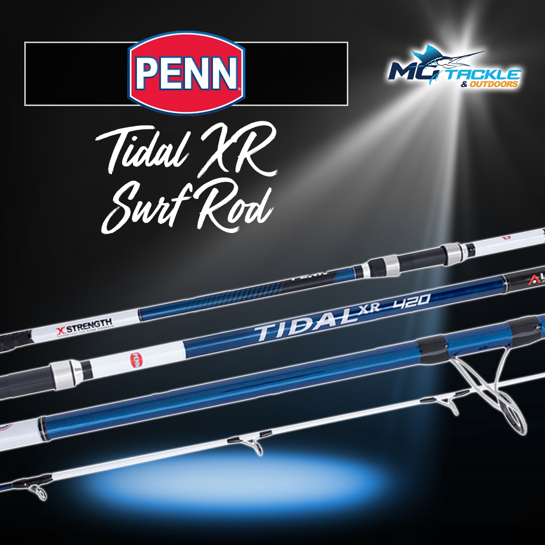 New - PENN TIDAL XR SURF ROD