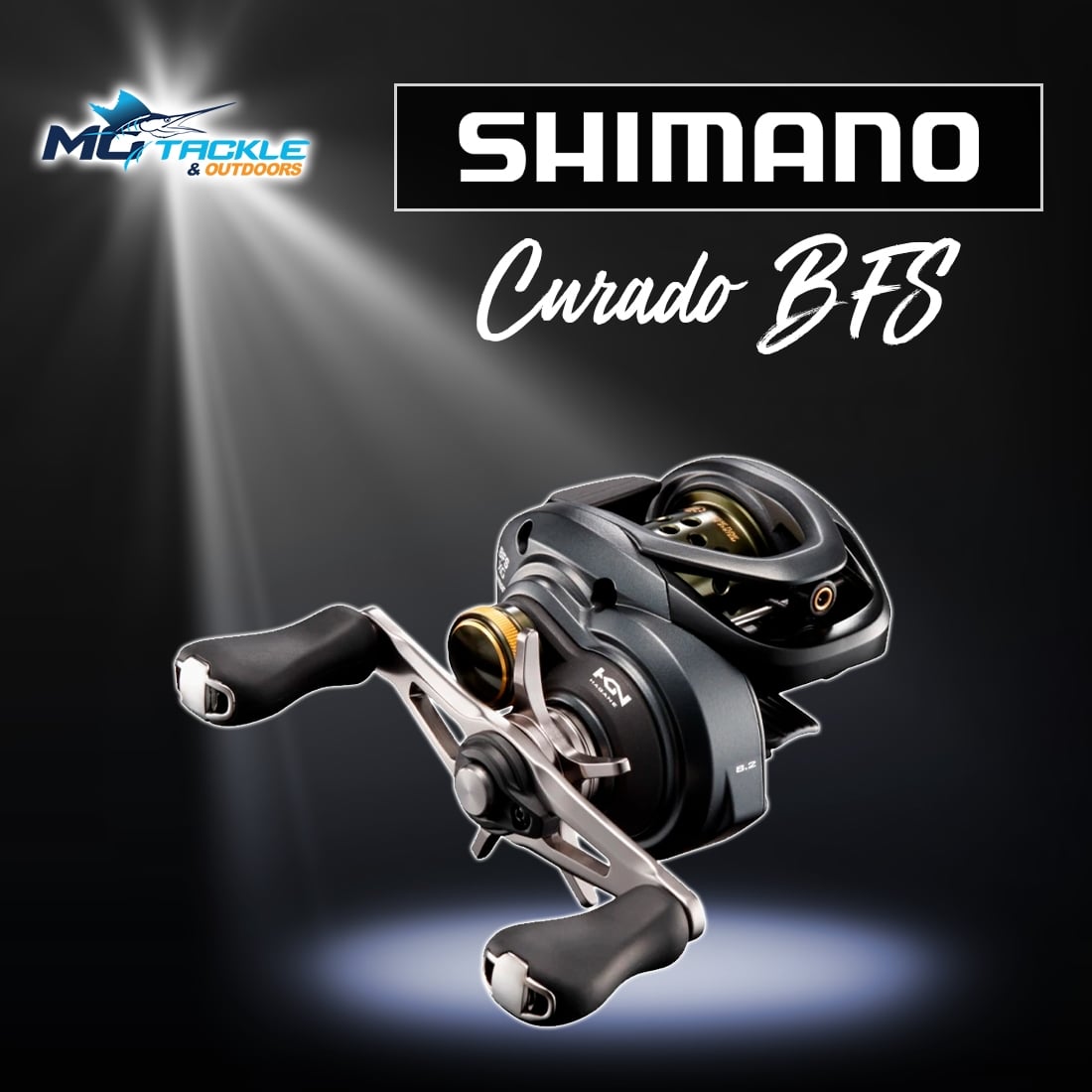 New - SHIMANO CURADO BFS XG BAITCAST REEL