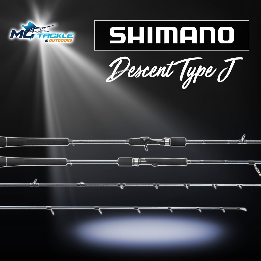 New - SHIMANO DESCENT TYPE J ROD